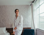 Blanca Vivo Rosado - Camisa Manga Larga y Pantalon
