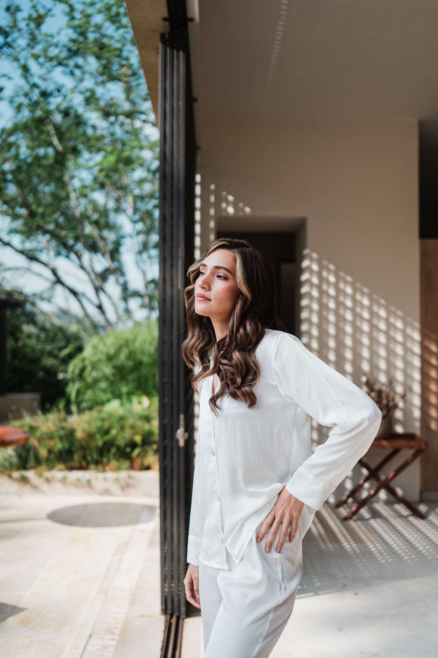 Blanca Milano - Camisa Manga Larga y Pantalon Sin Vivos