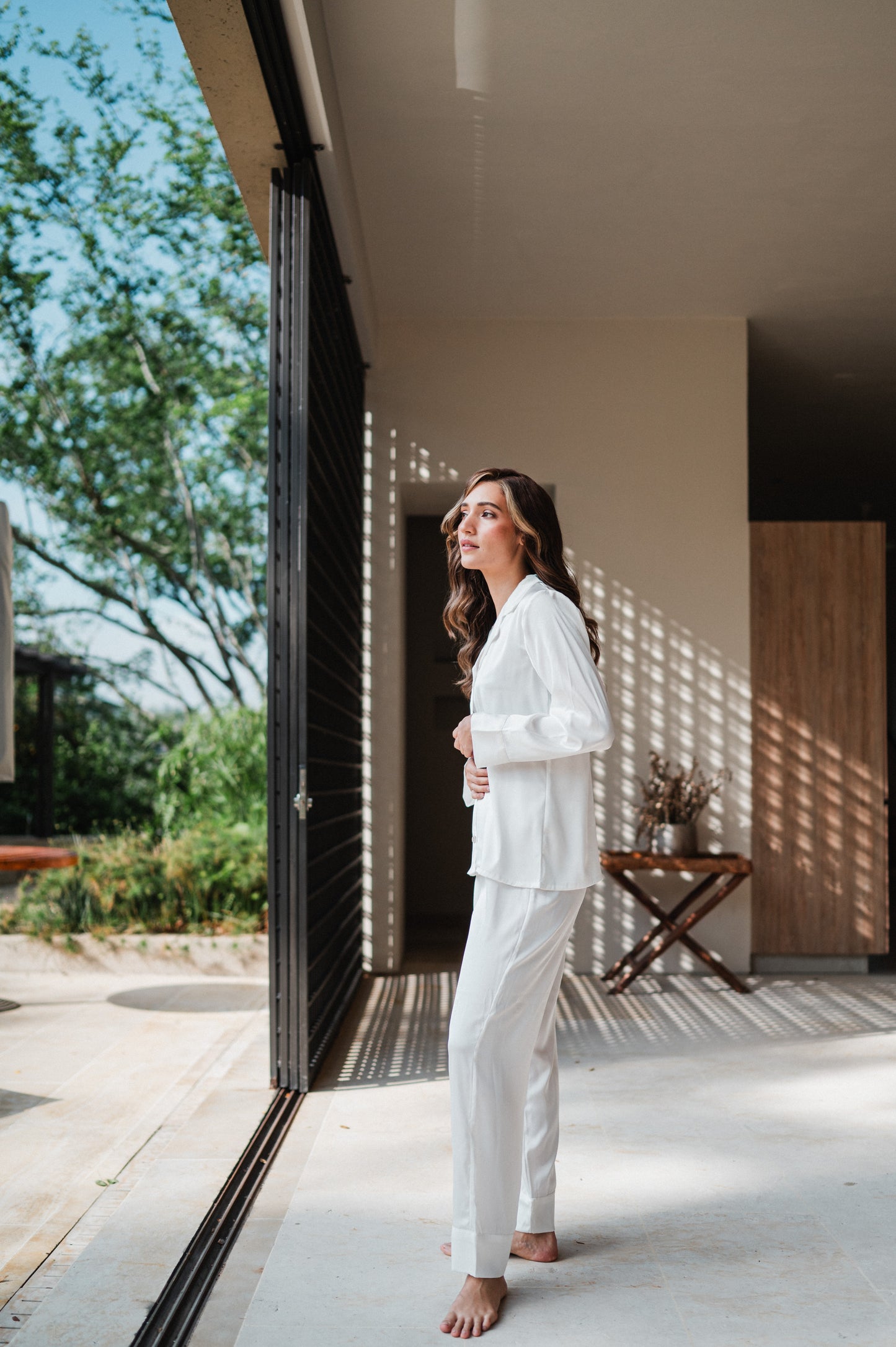 Blanca Milano - Camisa Manga Larga y Pantalon Sin Vivos