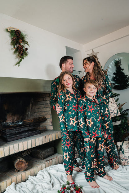 Estrella Magica Verde - KIDS: Camisa Manga Larga y Pantalon