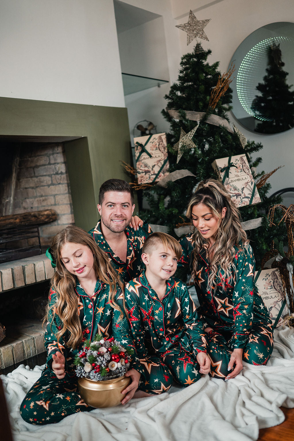 Estrella Magica Verde - KIDS: Camisa Manga Larga y Pantalon