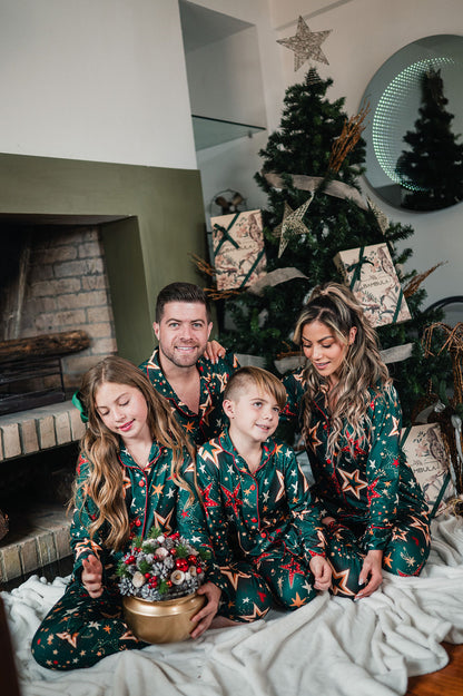 Estrella Magica Verde - KIDS: Camisa Manga Larga y Pantalon