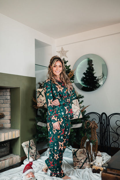 Estrella Magica Verde - Mujer: Camisa y Pantalon