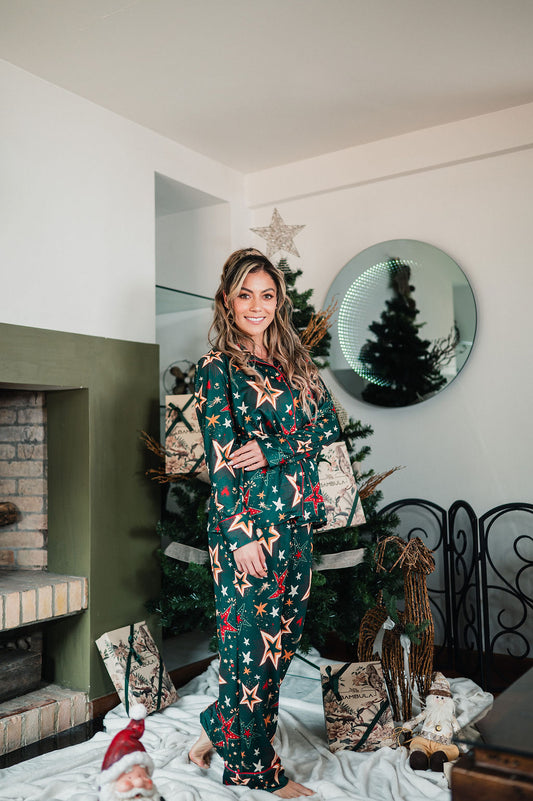 Estrella Magica Verde - Mujer: Camisa y Pantalon