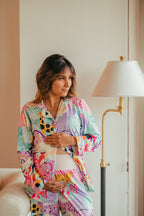 Fantasia - Camisa Manga Larga Y Pantalon Ancho Maternidad