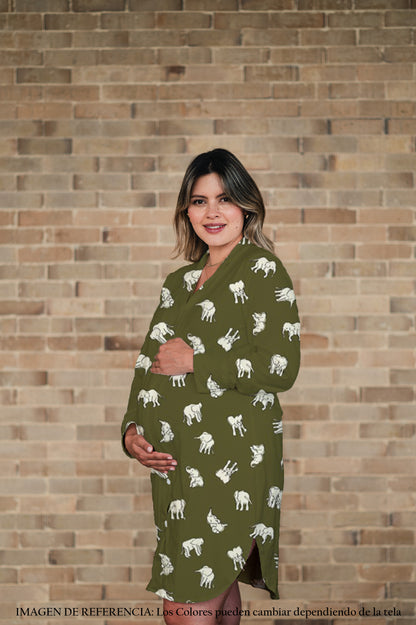 Green Elephants - Camison Manga Larga Maternidad