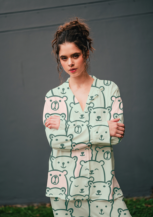 Green Bear - Camisa Manga Larga y Pantalon