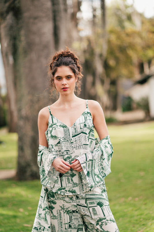 Green City - TresPiezas, Levantadora, Tiritas y Pantalon Ancho