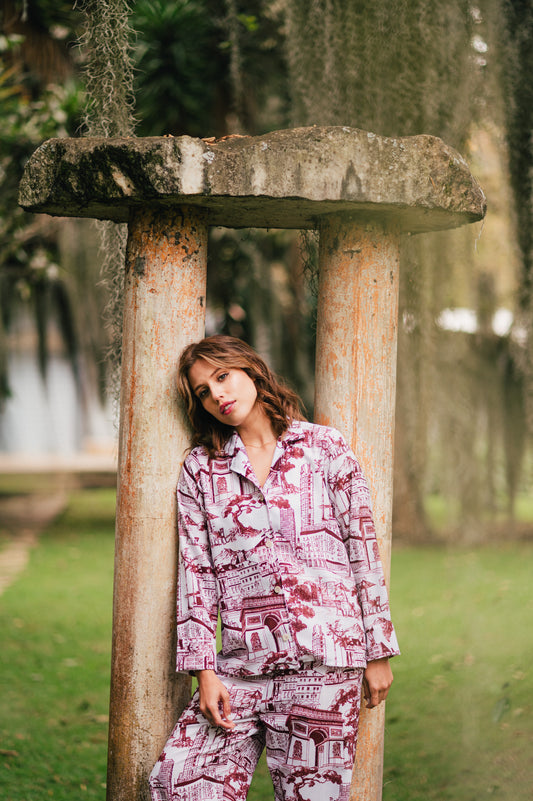 Hazel City - Camisa Manga Larga y Pantalon