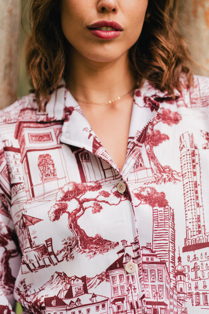 Hazel City - Camisa Manga Larga y Pantalon