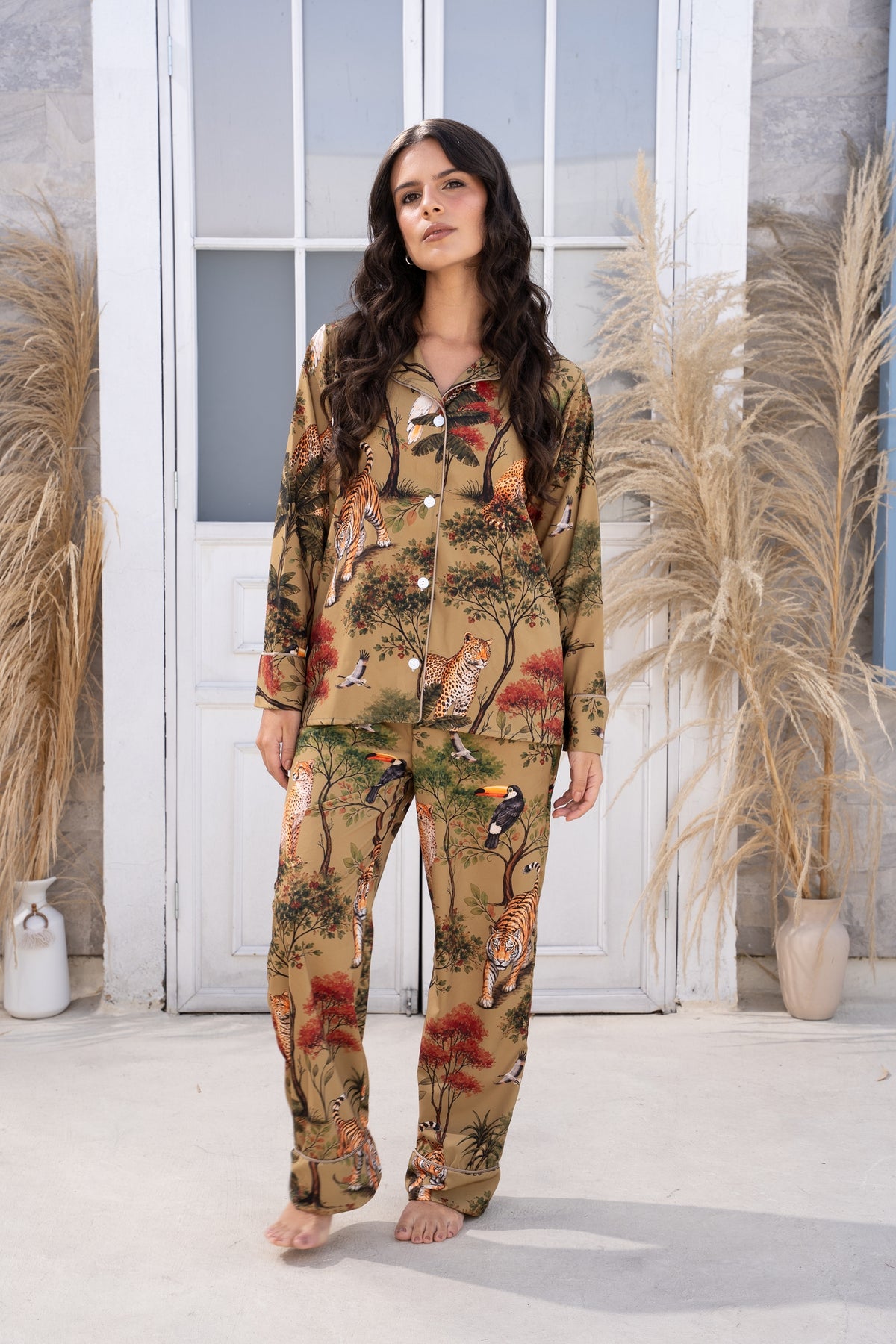 Jungla Oliva - Camisa Manga Larga y Pantalon