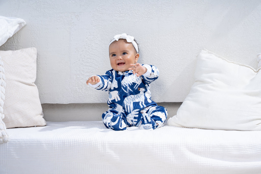 Jungle Animals Blue - Enterizo de Bebe