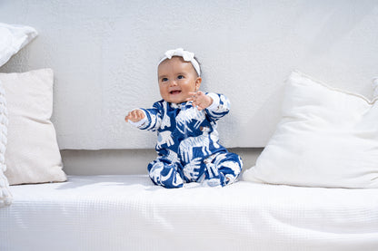 Jungle Animals Blue - Enterizo de Bebe