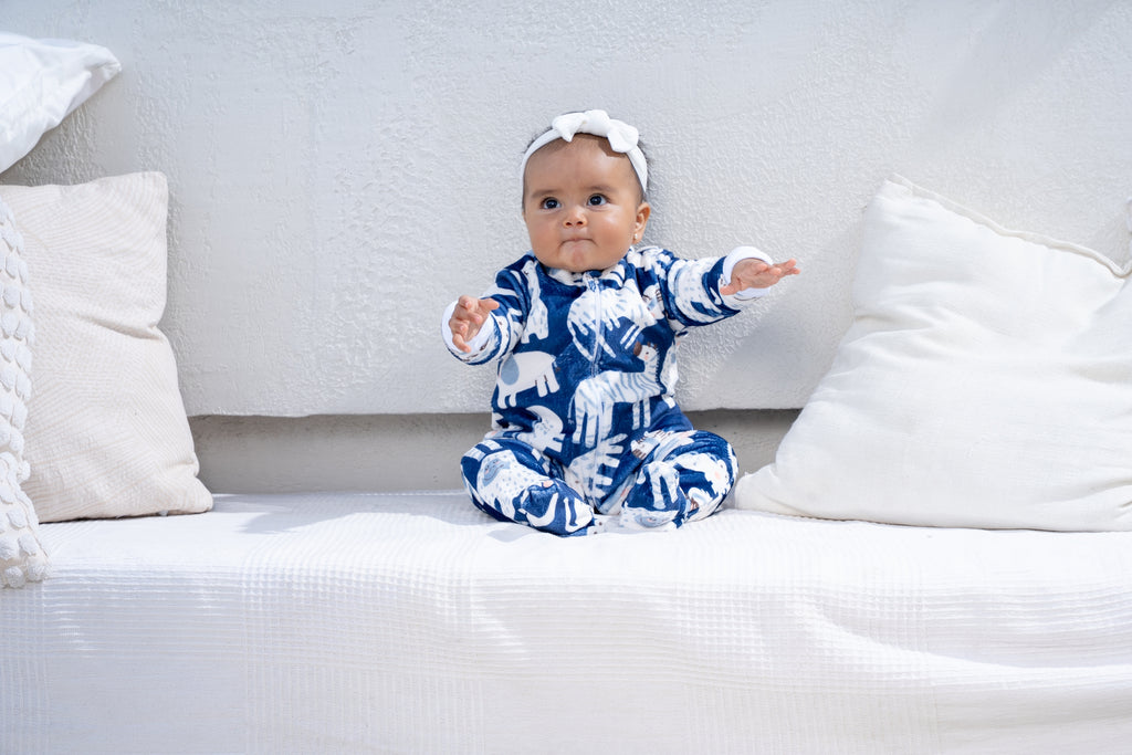 Jungle Animals Blue - Enterizo de Bebe