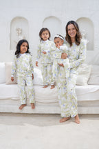 Jungle Animals Lemon - Kids: Cuello Redondo y Pantalon