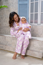 Jungle Animals Lilac - Enterizo de Bebe