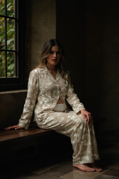Lirios Nude - Camisa y Pantalon Maternidad