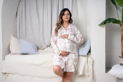 Lirios Mocca - Camison de Maternidad