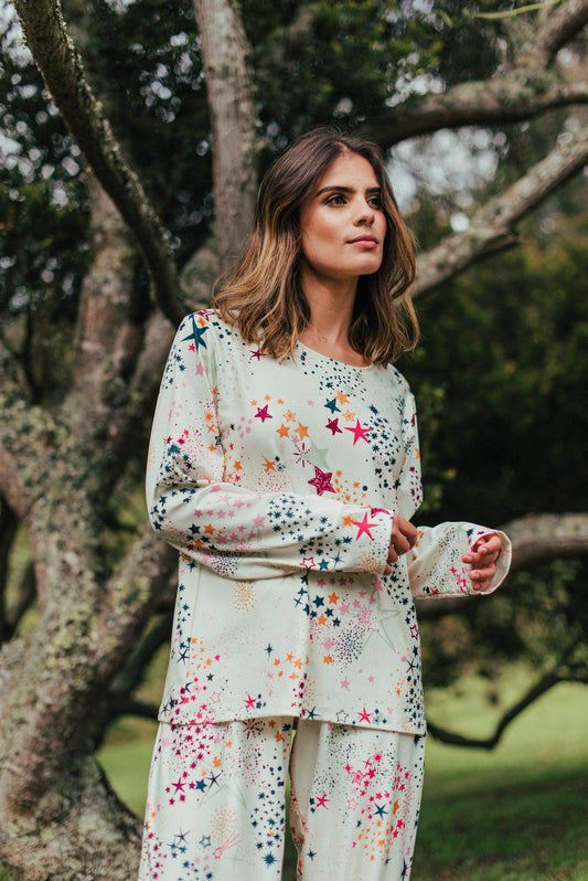 Lluvia de Estrellas - Buso Cuello Redondo Y Pantalon Jogger