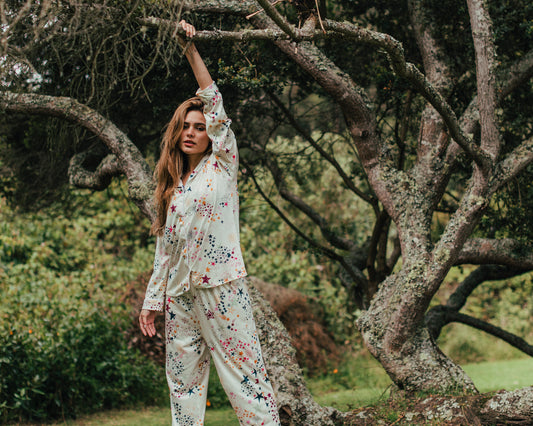 Lluvia de Estrellas - Camisa Manga Larga y Pantalon