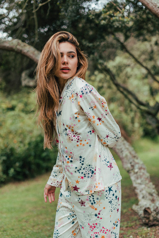 Lluvia de Estrellas - Camisa Manga Larga y Pantalon
