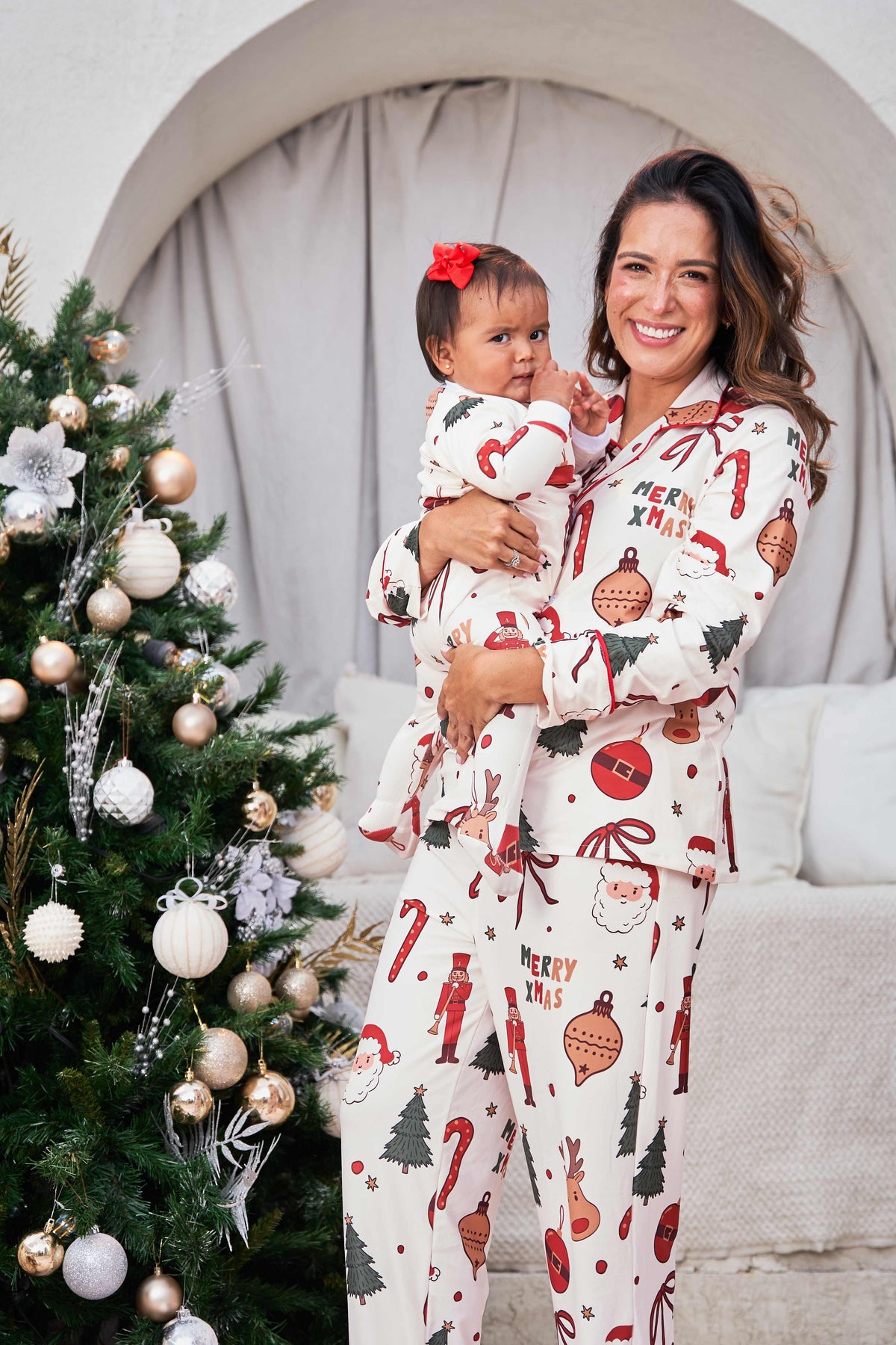 Merry Xmass - MATERNIDAD: Camisa Manga Larga y Pantalon Maternidad