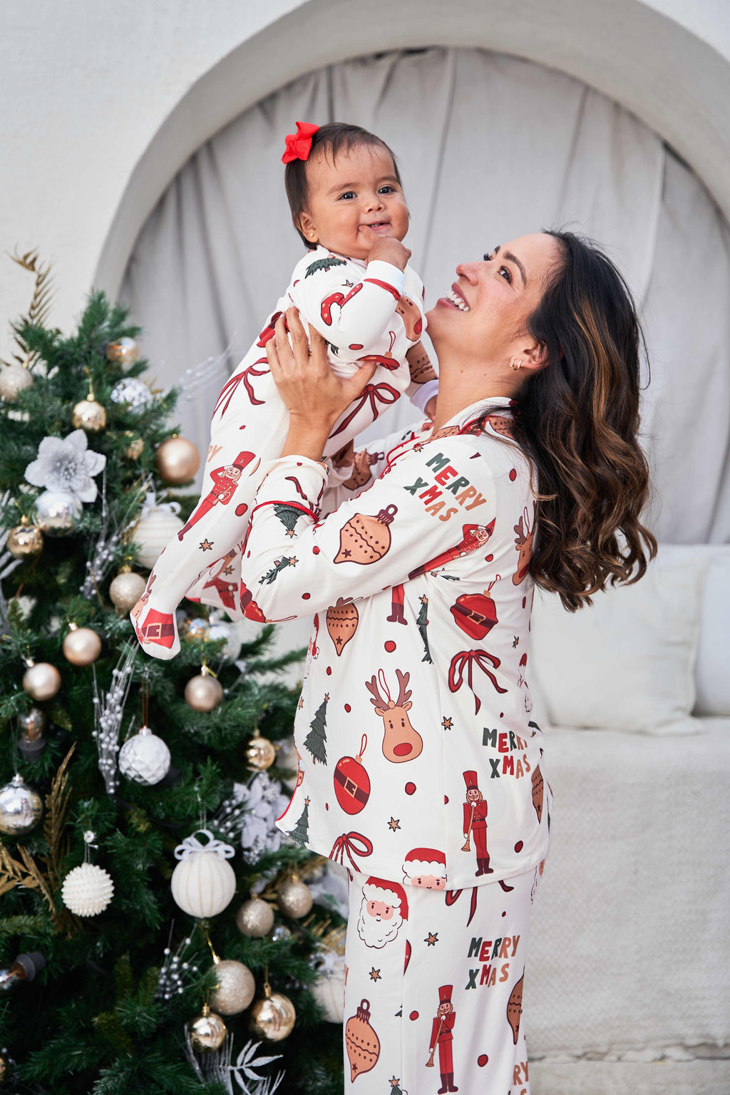 Merry Xmass - MATERNIDAD: Camisa Manga Larga y Pantalon Maternidad