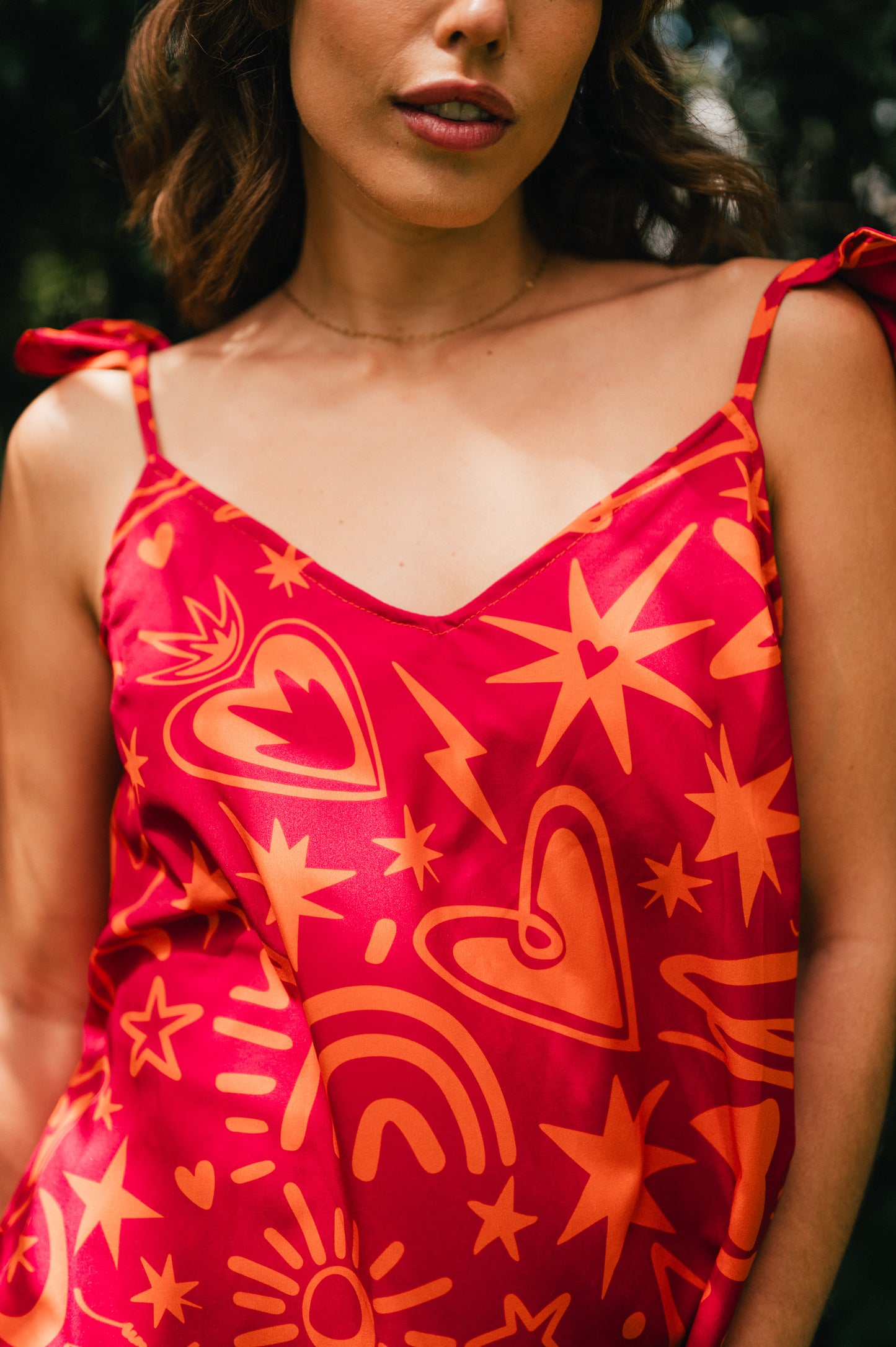 Magic Love Red - Blura de Arandelas y Short Arandelas