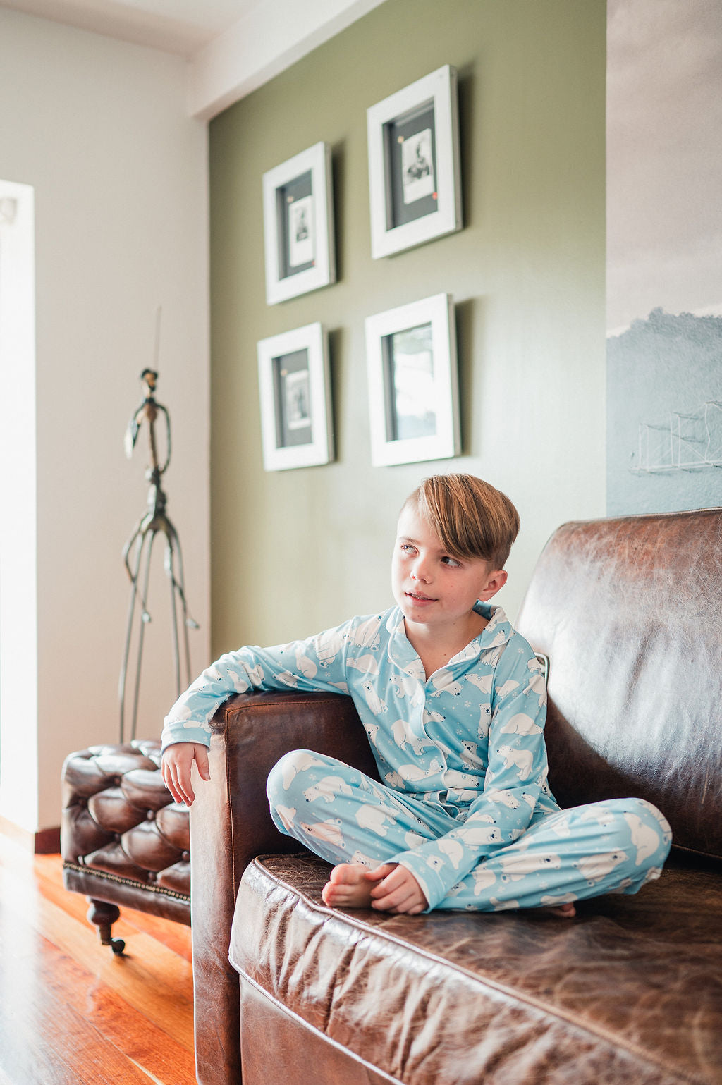 Oso Artico - KIDS Camisa Manga Larga y Pantalon