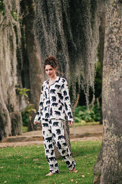 Oso Antejos - Mujer: Camisa y Pantalon