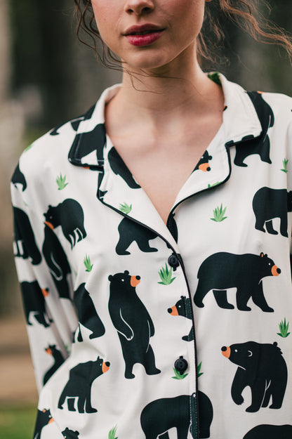 Oso Antejos - Mujer: Camisa y Pantalon