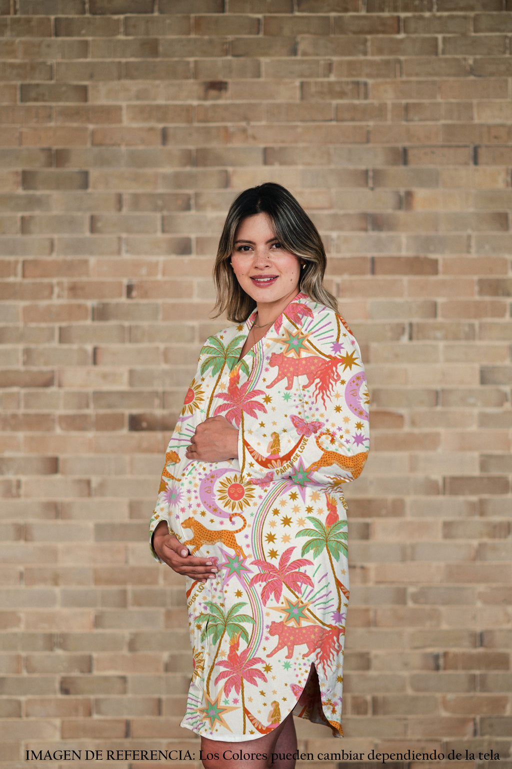 Paradise White | Camisón Maternidad Mujer Pijama Elegante y Cómoda