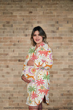 Paradise White | Camisón Maternidad Mujer Pijama Elegante y Cómoda