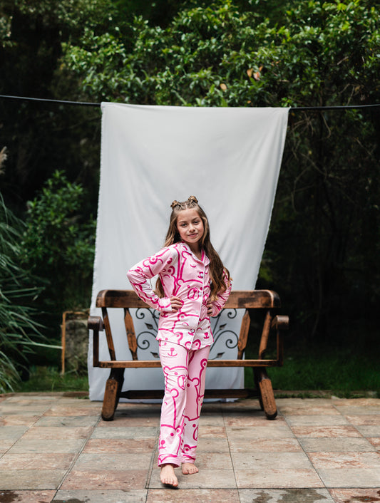 Pink Bear - KIDS: Camisa y Pantalon
