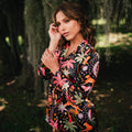 Paradise Black - Camisa Manga Larga y Pantalon READY TO SHIP