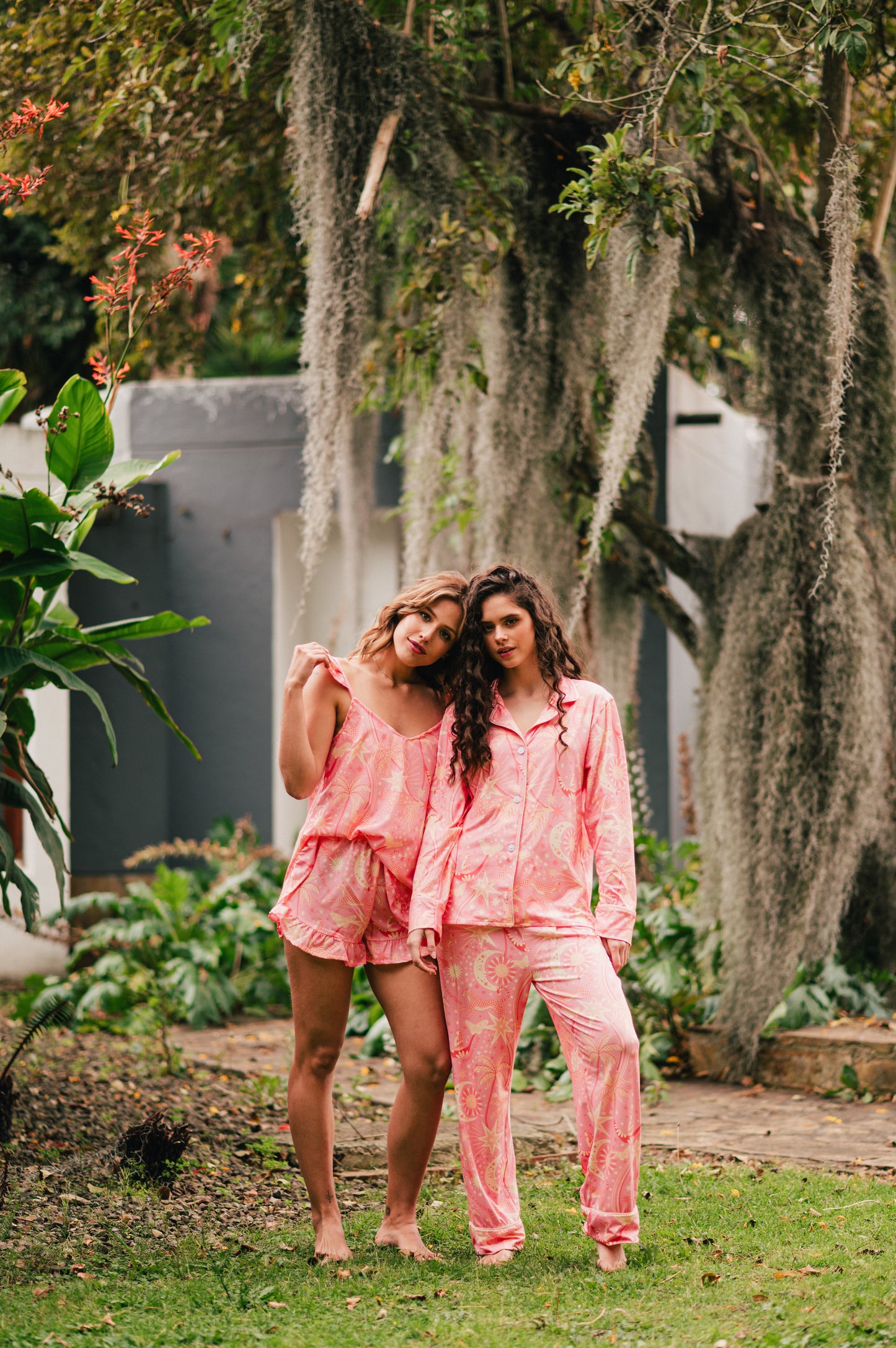 Paradise Pink - Blura de Arandelas y Short Arandelas