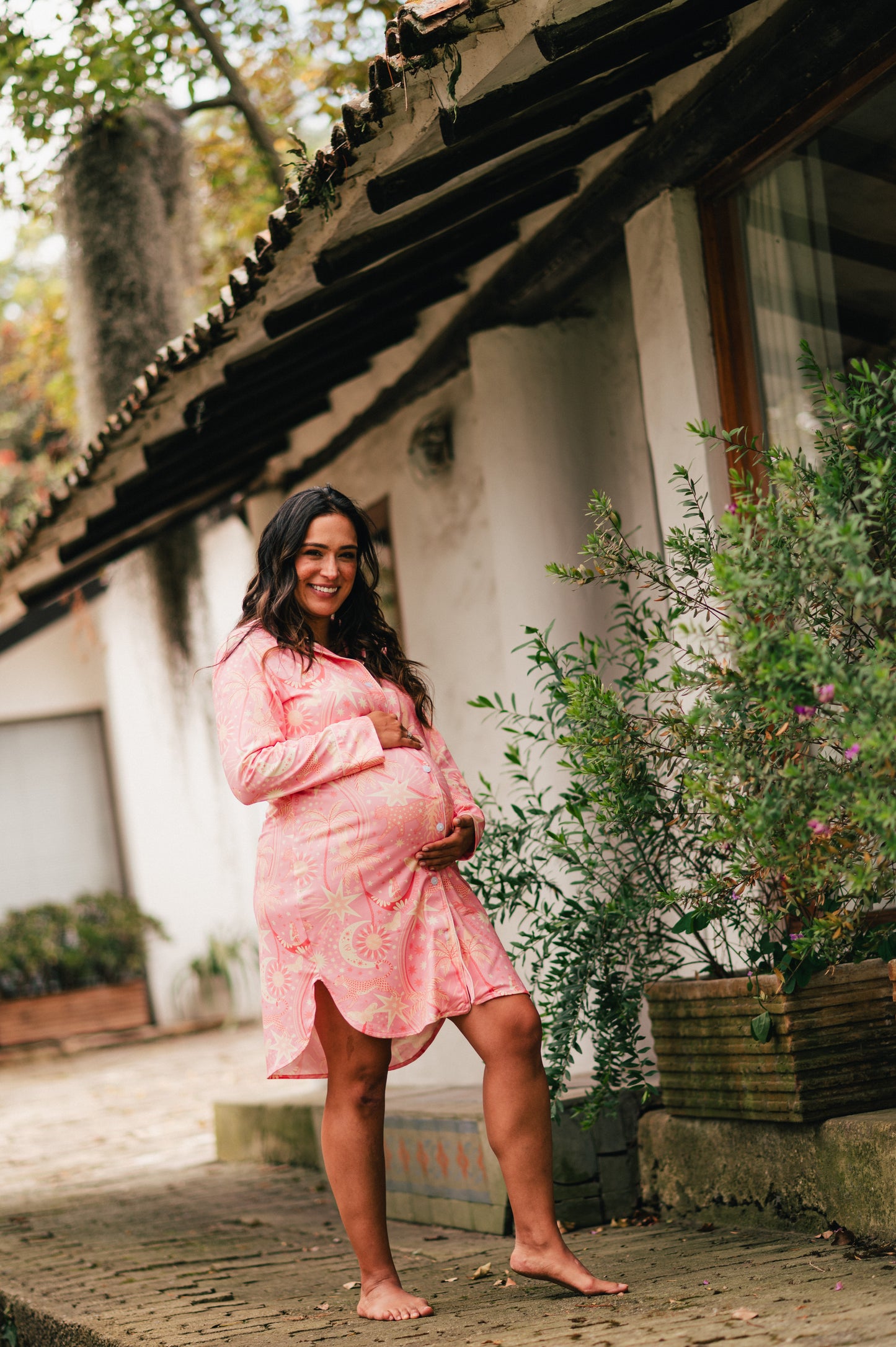 Paradise Pink - Camison Maternidad