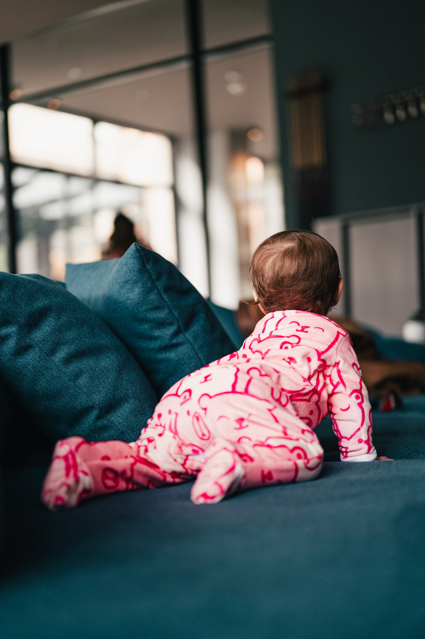 Pink Bear - Baby Onesie