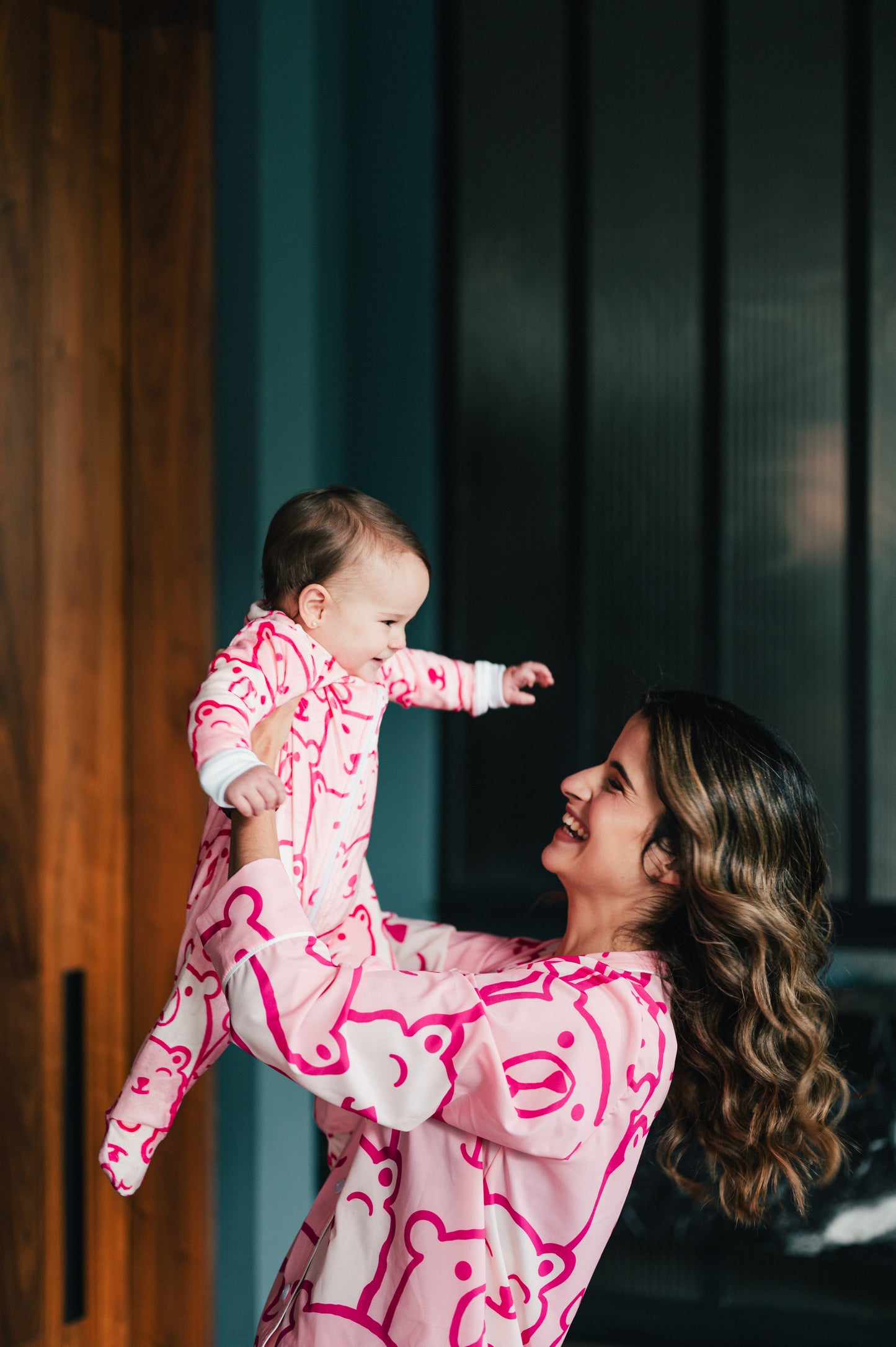 Pink Bear - Baby Onesie