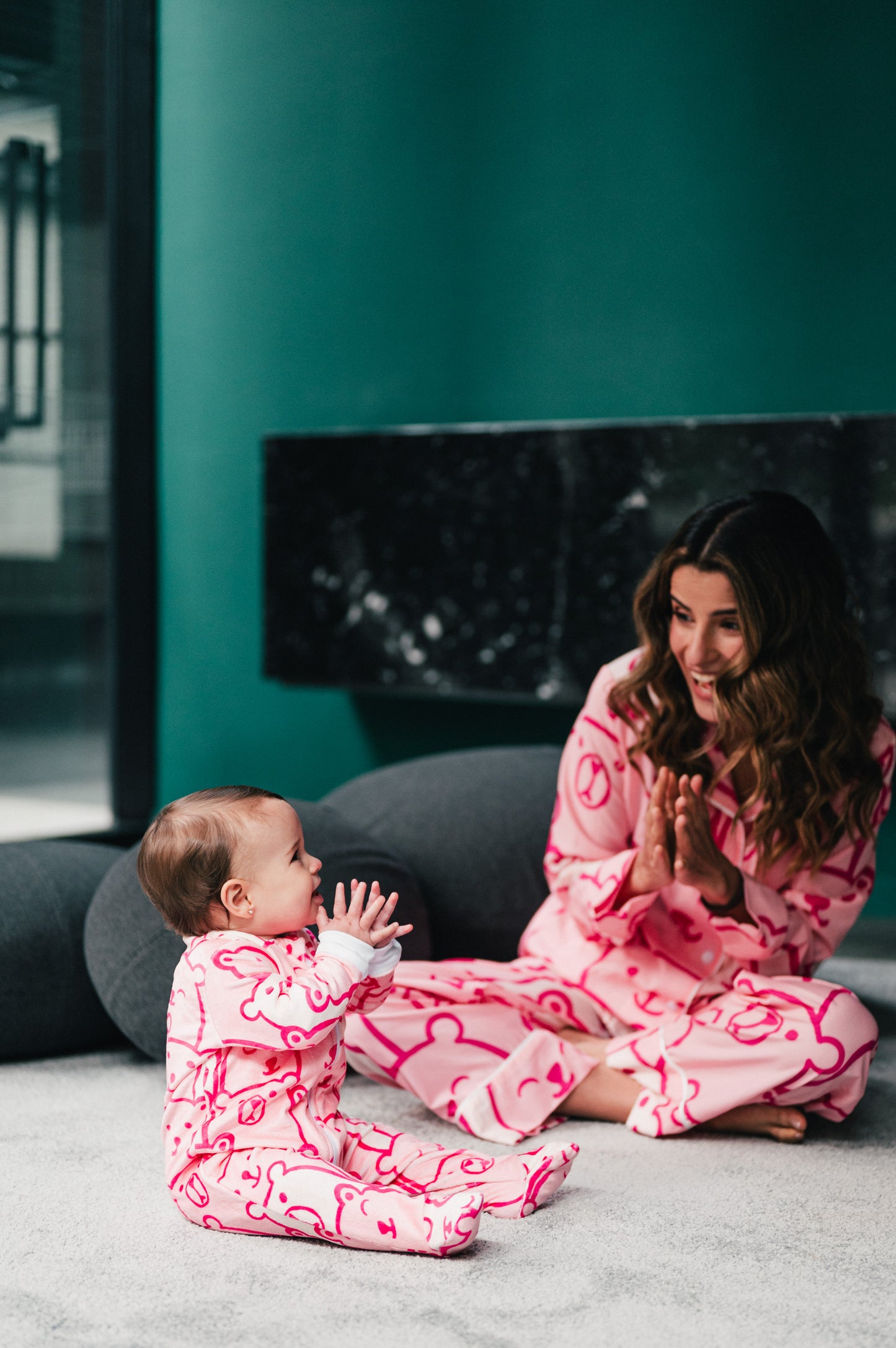 Pink Bear - Baby Onesie