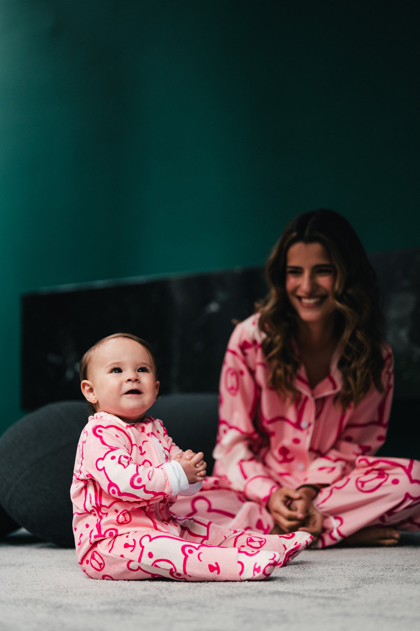 Pink Bear - Baby Onesie