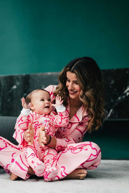 Pink Bear - Baby Onesie