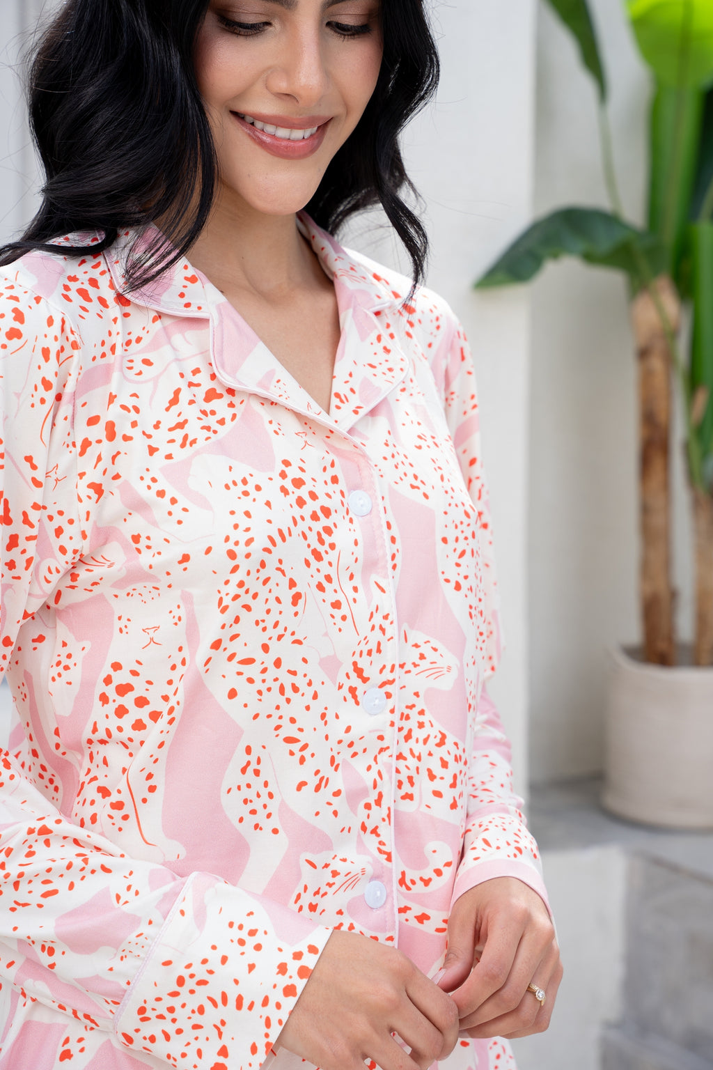 Pink Jaguar - Camisa Manga Larga y Pantalon READY TO SHIP