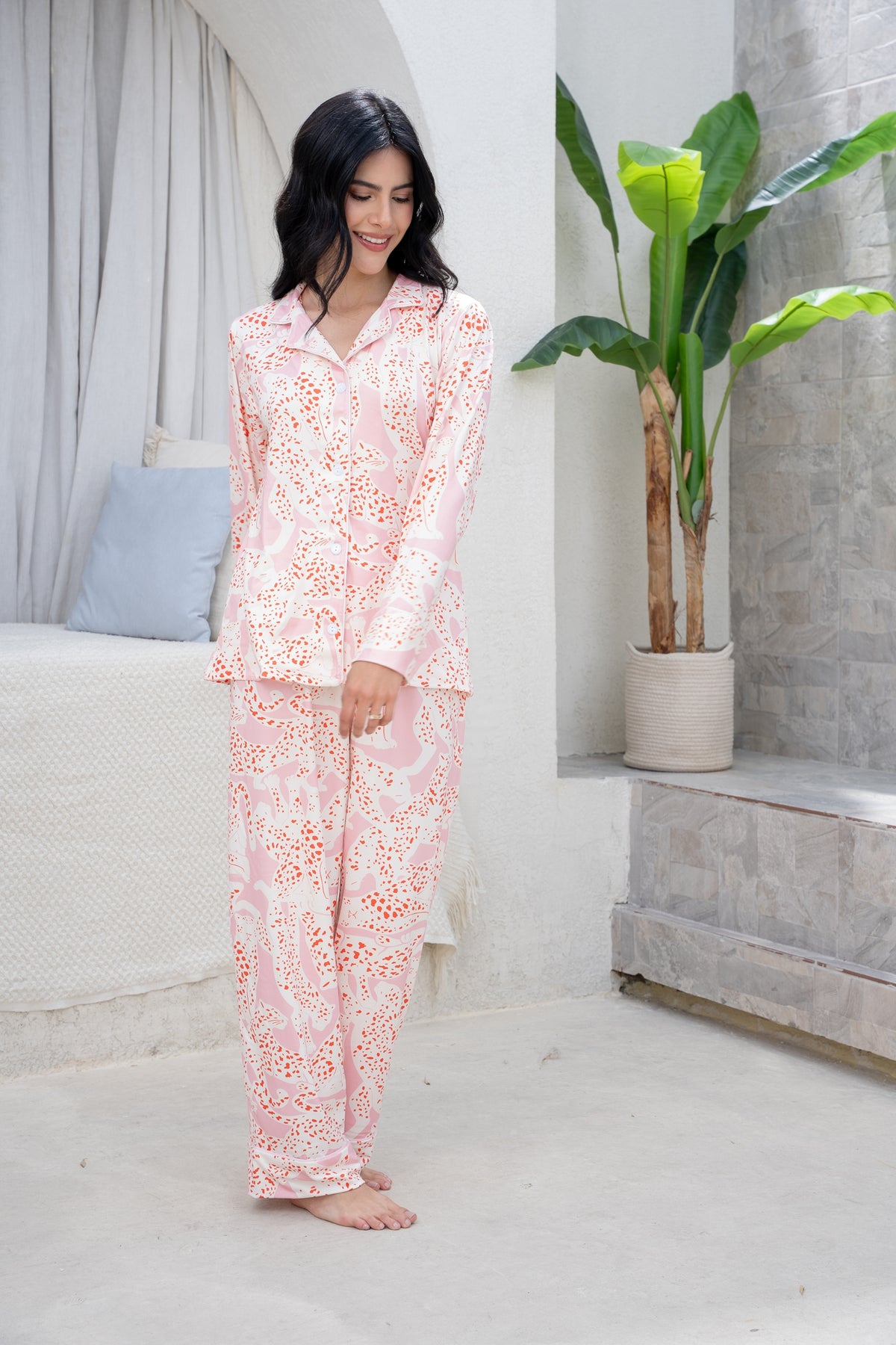 Pink Jaguar - Camisa Manga Larga y Pantalon