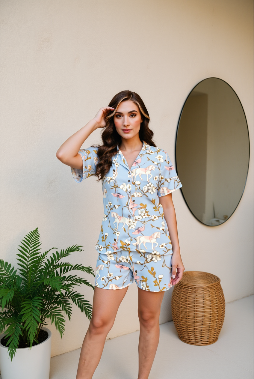 Sueños de Bailarina - Camisa Manga Corta y Short