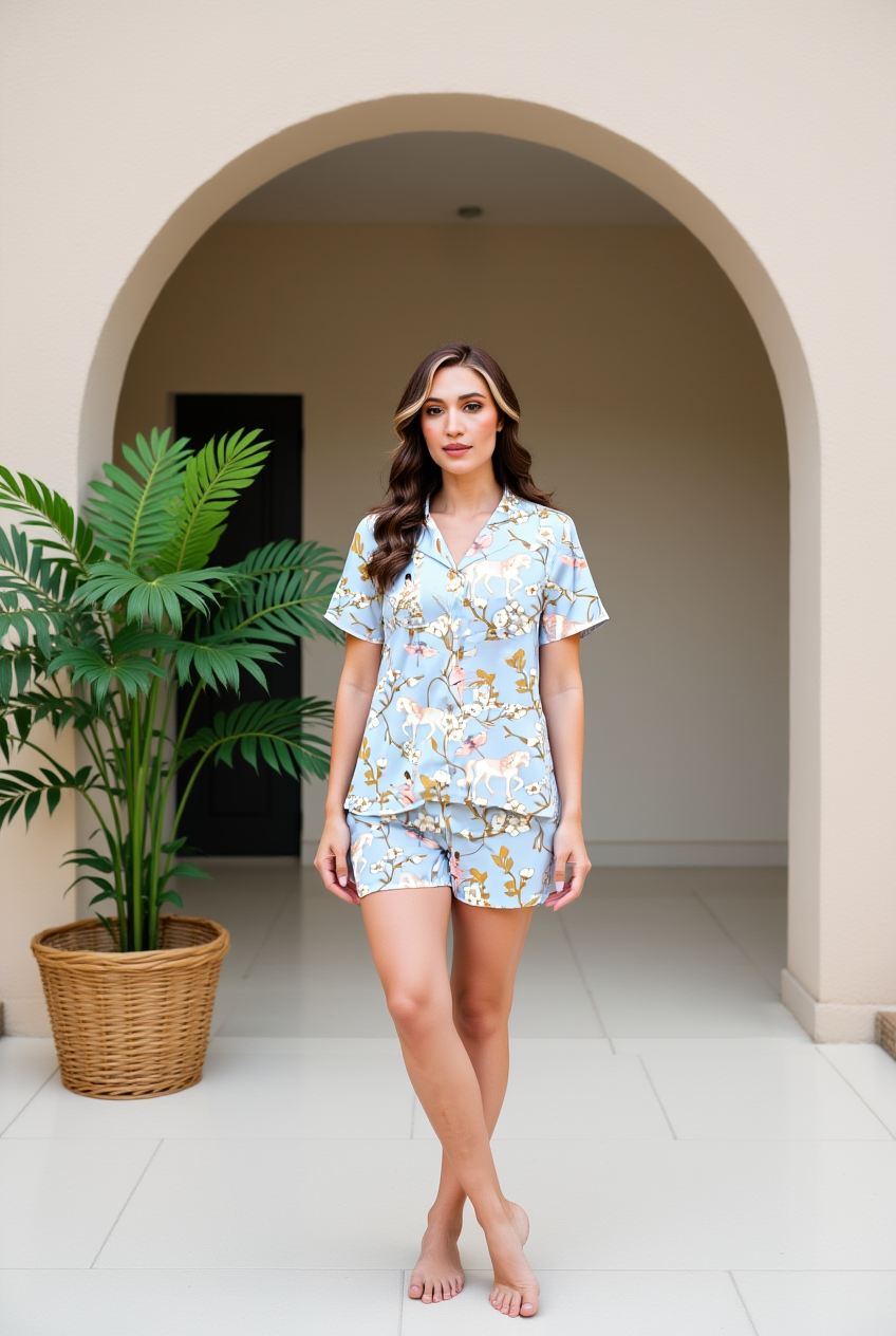 Sueños de Bailarina - Camisa Manga Corta y Short