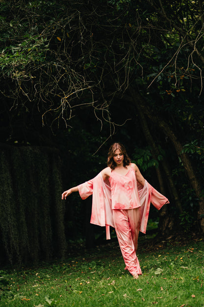 Salmon Sketch - Tres Piezas levantadora, Tiritas y Pantalon