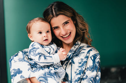 Selva Africana Azul - Camisa Manga Larga y Pantalon