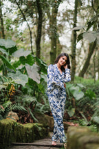 Selva Africana Azul - Camisa Manga Larga y Pantalon READY TO SHIP