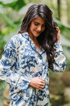 Selva Africana Azul - Camisa Manga Larga y Pantalon READY TO SHIP